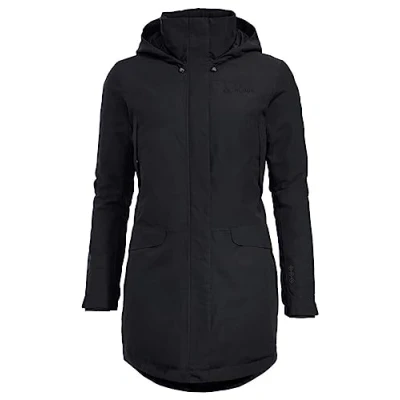 Image of Vaude Women Skomer Wool Parka Jacket Black, Size 38