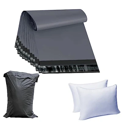Image of JeeJaan® 10 Pcs Grey Mailing Bags 17 x 24 in (432 610mm) Poly Mailers Postage Envelope Courier Shipping