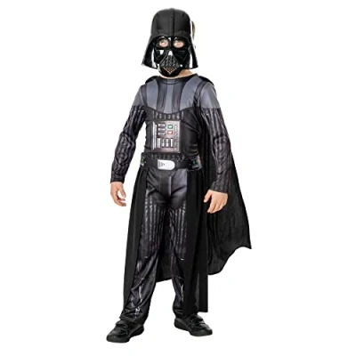 Image of Rubie&#039;s 3014803 4 Darth Vader Kenobi Deluxe Child Costume, Boys, Black, 3 Years