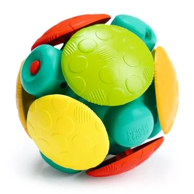 Image of Bright Starts Wobble Bobble Activity Ball Toy, Ages 3 Months+