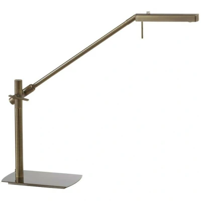 Image of Phuket Table Lamp 1 Light 7W LED 3000K, 600lm, Antique Brass