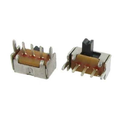 Image of Sourcingmap 50 Pcs ON/ON 2 Position 3 Pin 1P2T SPDT Panel PCB Mini Slide Switch Right Angle