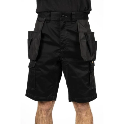 Image of Caterpillar Black Essential Stretch Holster Shorts for Male 32