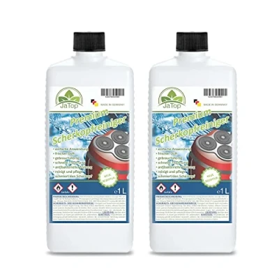 Image of JaTop Razor Head Cleaner Refill Liquid Universal, Suitable for Braun, Panasonic, Cleaning Cartridges, Tanks