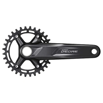 Image of FC M5100 DEORE 1x11S Crankset 30 Teeth x 175mm Black