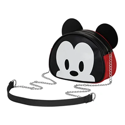 Image of Disney Mickey Mouse M Heady Shoulder Bag, Red
