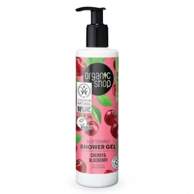 Image of Organic Shop Softening Shower Gel Cherry and Blueberry (280ml)