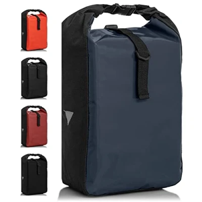 Image of Büchel Bicycle Bag for Pannier Rack, Water Repellent and up to 10 kg Load Capacity, Made of Tarpaulin, Rack Bag, Bags at The Back