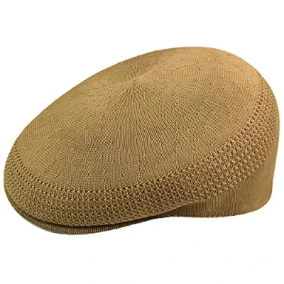 Image of Kangol Flat Cap Tropic 504 Ventair Summer Hat Tan L