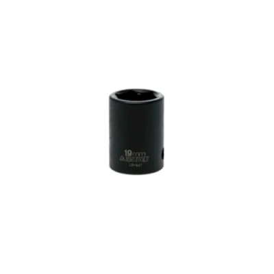 Image of Teng Tools 19MM 1/2 Inch Drive ANSI 6 Point Metric Shallow Chrome Molybdenum Impact Socket Mechanic Tool Hand 920519AN