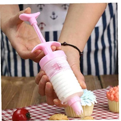 Image of Lankater 8 Cake Nozzles Icing Syringe Mold Piping Cream Tips Decoration Accessories