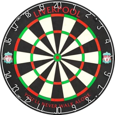 Image of FOCO Officially Licensed Liverpool Football Club Dart Board, Darts Dartboard The Reds FC (DB153)