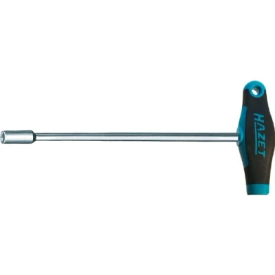 Image of 003589051600, 003589051600DC, W003589051600 Ratchet Handle HAZET 428LG 10 14mm 384, 350mm Chrome Vanadium Steel
