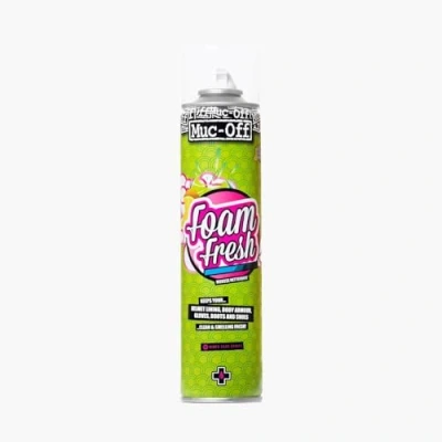Image of Muc Off Foam Fresh, 400ml Instant Foaming Motorcycle Helmet Cleaner with Citric Burst Fragrance Spray for Bike Helmets, Pads, Armour
