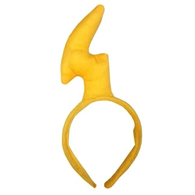 Image of jokeshop Laa Yellow Teletubbies Headband Tulle Adult Fancy Dress 90&#039;s Cartoon Character TV Program