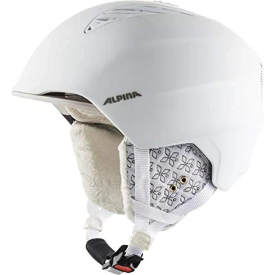 Image of ALPINA Unisex Adult, GRAND ski helmet, white prosecco matt, 57 61 cm