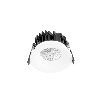 Image of Curvee IP44 Baffle DALI Dimmable 10mm LED Downlight 7W 4000K Aurora