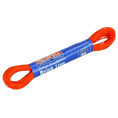 Image of Faithfull 300 Polyethylene Brick Line 18m (59ft) Orange (Box 12) FAI300