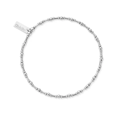 Image of ChloBo Men&#039;s Silver Rhythm Of Water Bracelet