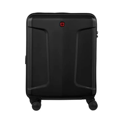 Image of Wenger Legacy DC Carry On Hardside Case 39L Swiss Designed Luggage, Stylish &amp; Durable, Black