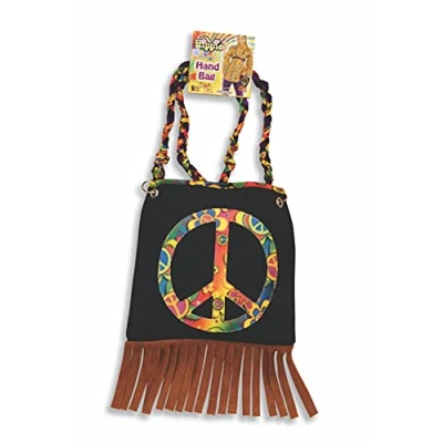 Image of Blue Hippy Handbag (1 Pc.) Chic Design, Perfect Accessory for Festivals, Concerts, Everyday Use, &amp; More Halloween
