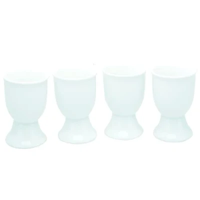 Image of APOLLO 9172 Ceramic Egg Cup Set Of 4 White