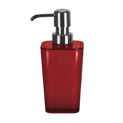 Image of Kleine Wolke Soap Dispenser, Red, 17,5x7 cm