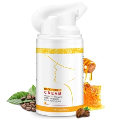 Image of Neck Firming Tightening Cream, Anti Aging Cream for and Wrinkles on &amp; Décolleté Women Lifting, Hydrating With Collagen