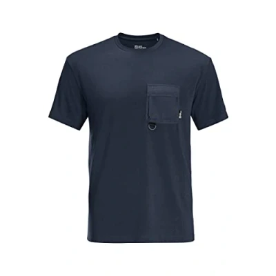 Image of Jack Wolfskin Wanderthirst T Shirt Night Blue S
