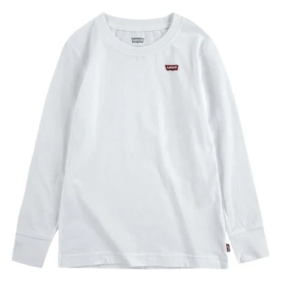 Image of Levi&#039;s Kids l/s Batwing Chesthit Tee Boys, White, 3 Years