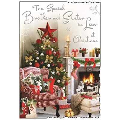 Image of Jonny Javelin Special Brother and Sister in Law at Christmas Card Living Room