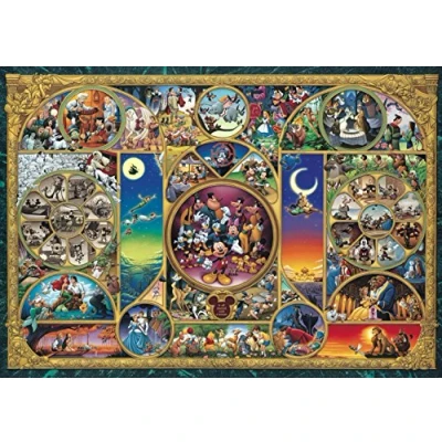 Image of Tenyo DW 1000 260 Disney Jigsaw Puzzle, Character World, 29.7x42cm