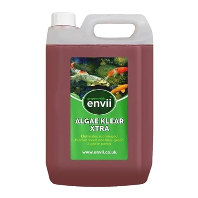 Image of Envii Algae Klear Xtra Blanket weed Treatment for Ponds, Removes &amp; String Algae, Safe all Fish 5L Treats 100,000 litres