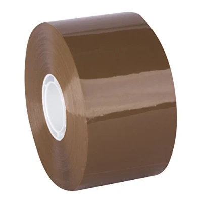 Image of APLI 12873 Precinto Compact Sin Ruido PP Acrylic Marrón 50 mm x 132 m 28 μm, Pack of 36