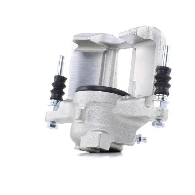Image of 8E0615124, 8E0615124D, 8E0615124X Brake caliper HELLA 8AN 355 790 661 Grey Cast Iron without holder AUDI: A4 B7 Avant, B6 Saloon, Avant