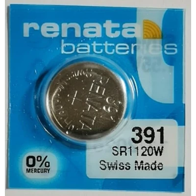 Image of Renata button cell 391 silveroxid SR55 50 mAh 1.55V 1St.