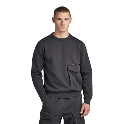 Image of G STAR RAW Men&#039;s Cargo r sw, Grey (shadow D23486 D425 992), M