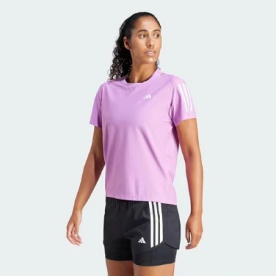 Image of adidas Women&#039;s Own The Run Base Tee, preloved Purple, XS