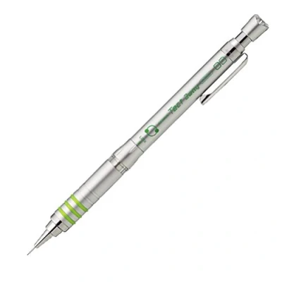 Image of ZEBRA Mechanical Pencil, Tect 2 Way, 0.3mm, Silver Body (MAS41 S)