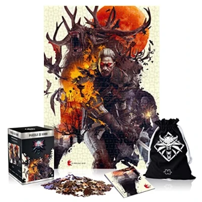 Image of Good Loot 1062441 (Wiedźmin) Jigsaw Puzzle, Piece, The Witcher Monsters, 1000 pcs
