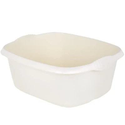 Image of Casa 39cm Rectangular Washing Up Bowl Cream