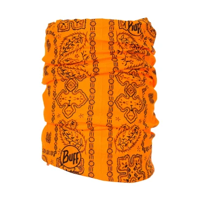 Image of Buff Half season Tubular Collar recycled materials 76400 unisex Orange One Size