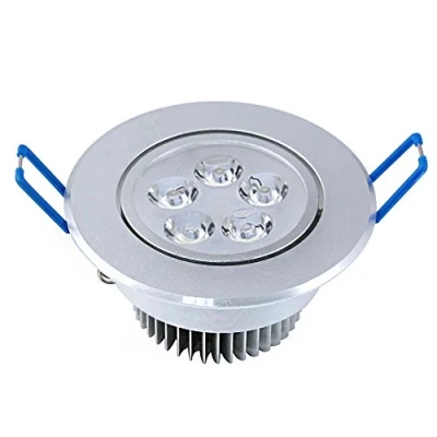 Image of Modoao 5W LED Ceiling Light Downlight with Driver,AC85 265V,2700K,Not Dimmable,Retrofit Recessed Lighting Fixture,Warm White Spotlight Lamp