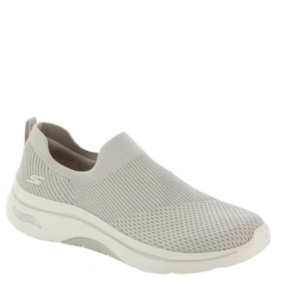 Image of Skechers Go Walk 2 Womens Trainers Taupe Textil 5 (38)