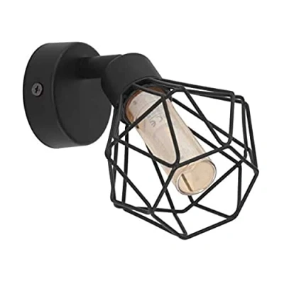 Image of Eglo Lighting Zapata Single Spotlight Black