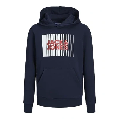 Image of Jack &amp; Jones Junior Jjecorp LOGO HOOD Hoodie for kids, Size: 10y, Navy blazer