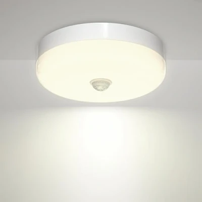 Image of BrightArk LED Ceiling Light with Motion Sensor 15W Round Lamp Indoor Panel 1500LM Natural White 4000K IP56