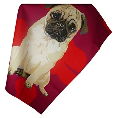 Image of Leslie Gerry Pug Tea Towel