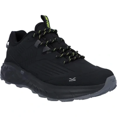 Image of HI TEC FUSE TREK WP Hiking shoes, Men&#039;s, Size: 8, Black/sulphur spring Textile/synthetics