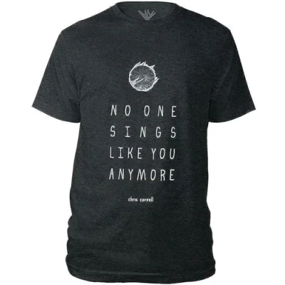 Image of MUZHILIN Chris No One Sings Like You Cornell Men&#039;s Top T Shirt Black S